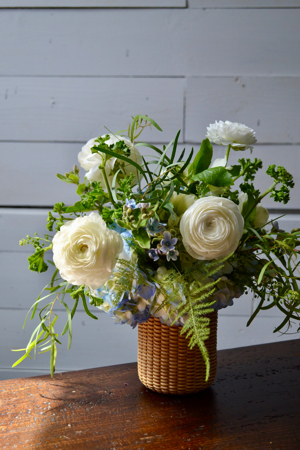 Classic Arrangement in Handmade Nantucket Basket