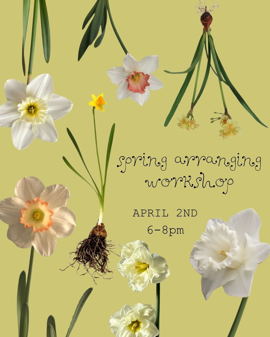 April 9th: Spring Arranging Workshop